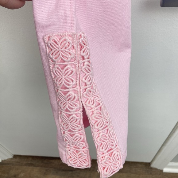 Lilly Pulitzer NWT  29" South Ocean High Rise Skinny Jean Pink Muse Pastel sz 6 - Picture 3 of 11